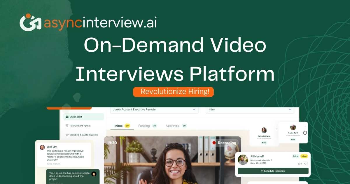 OneWay OnDemand Video Interviews Platform Try Free!